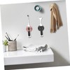 Healeved 4pcs Nail- Seamless Hook Razors Towel Hook Coat Hanger