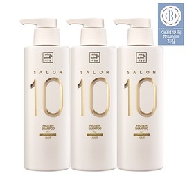 Amorepacific Salon 10 Protein Shampoo/Treatment 3-Pack - 04_Treatment (For Severely Damaged Hair) 250ml 3-pack / 아모레퍼시픽 살롱10 단백질 샴푸/트리트먼트 3입 - 04_트리트먼트 (극손상모발용) 250ml 3입