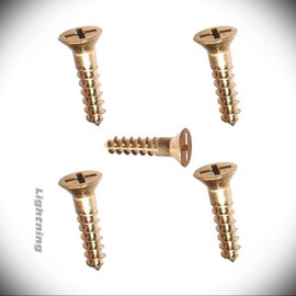 High-Strength Sheet Metal Screws - Durable Screws for Indoor and Outdoor Use - Versatile Screws for Crafting - Frearson Flat Head Wood Screw Silicon Bronze 651#6x1/2" Size Set of 25