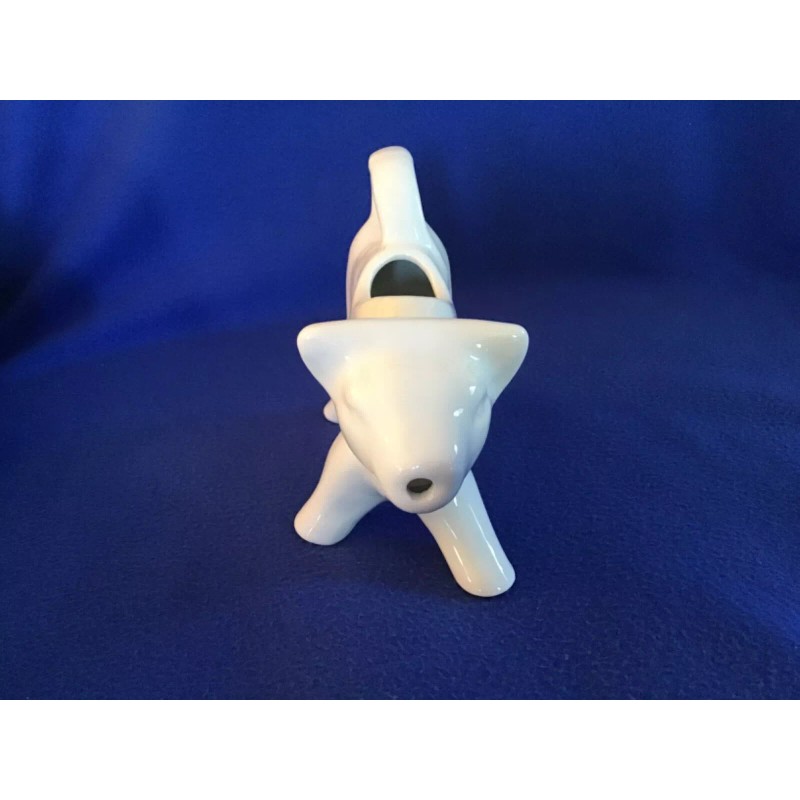 GIBSON WHITE CERAMIC COW SHAPE DAIRY CREAMER