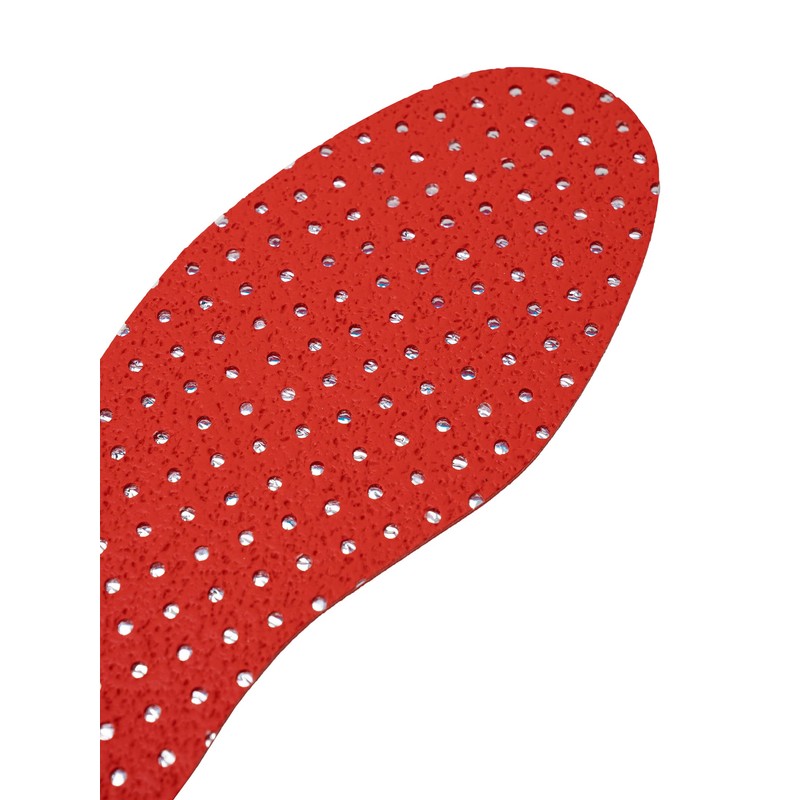 Bama 201750-999-44"Thermo Thin Fit Insole, White/Red, Size 44