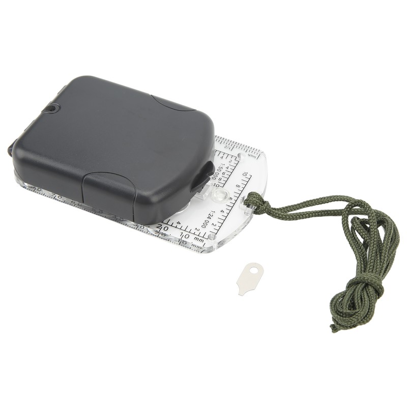 Multifunctional Card Compass Portable Map Directional Compass Outdoor Adventure Equipment