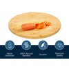 RoyalHouse Natural Bamboo Round Cutting Board for Kitchen, Chopping Boards