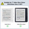 Meliya Case for Kobo Libra Colour/Kobo Libra 2 eReader 7
