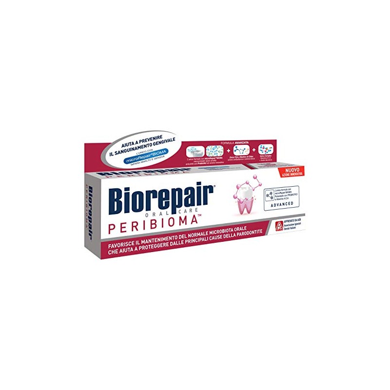 Biorepair Peribioma Advanced Toothpaste 75ml 2.5 fl.oz, Pack of 2
