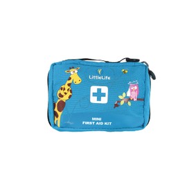 LittleLife Mini First Aid Kit With CE Certified Contents, Ideal For Home And Family Holidays To Treat Common Injuries