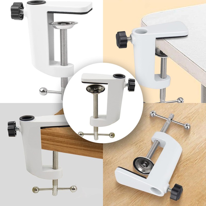 Pack of 2 Replacement Table Clamp, Scissor Arm Stand, I-Shaped