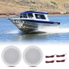 Herdio 4" Marine Waterproof Bluetooth Boat Ceiling Speakers for Bathroom
