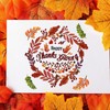 Autumn Window Pictures, Autumn Leaves Window Stickers, Thanksgiving Window Stickers,