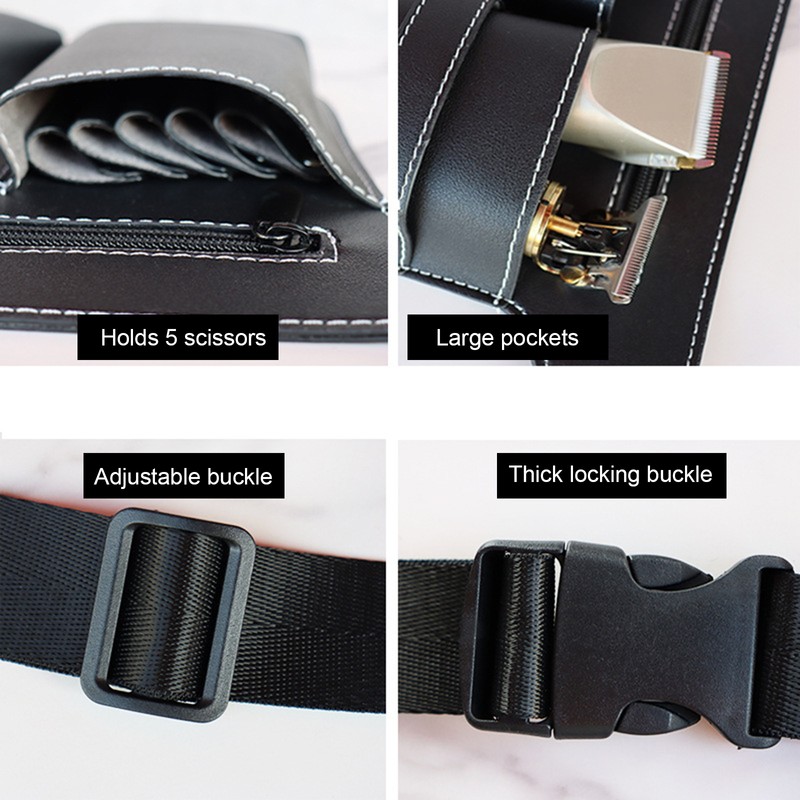 Hairdressing scissors bag barber toolkit hair stylist multifunctional hairdressing bag