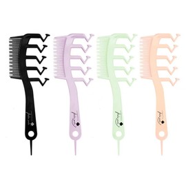 Thalia Smile 1-in-1 Comb, Styling Comb, Hair Comb, Treatment Comb, Men's, Women's, Comb, Hair Care, Women's, Comb, Hair Styling, Popular, Cute, Suitable for All Hair Types (Pink)