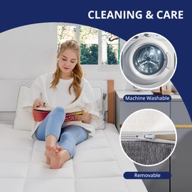 Emerspring 5 Inch Twin Cooling Gel Memory Foam Mattress, Pillowtop Mattress in a Box for Pressure Relief, CertiPUR-US Certified, No Fiberglass