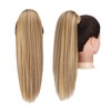 FESHFEN Ponytail Extensions, Straight, Long Ponytail Extension, Hairpiece, Braid Clip-In