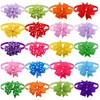 Wepetyo 10pcs Dog Bowties for Puppy,Polka/Solid Dog Neck Bows,Pet Bow