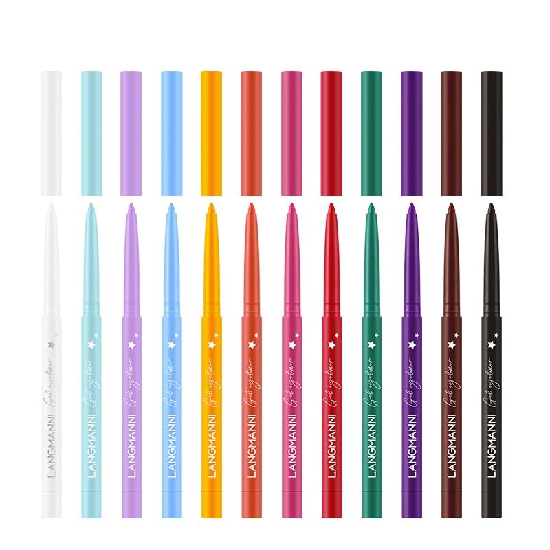 PRALOVIXAE 12 Colors Pro Eyeliner Set - High Pigmented, Waterproof