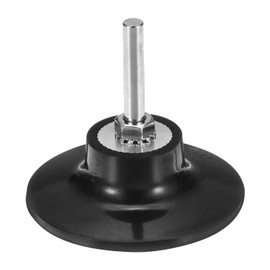 HARFINGTON 3" Disc Pad Holder Quick Change Discs 1/4" Shank Holder Mandrel for Die Grinder Sanding and Conditioning Discs, Black
