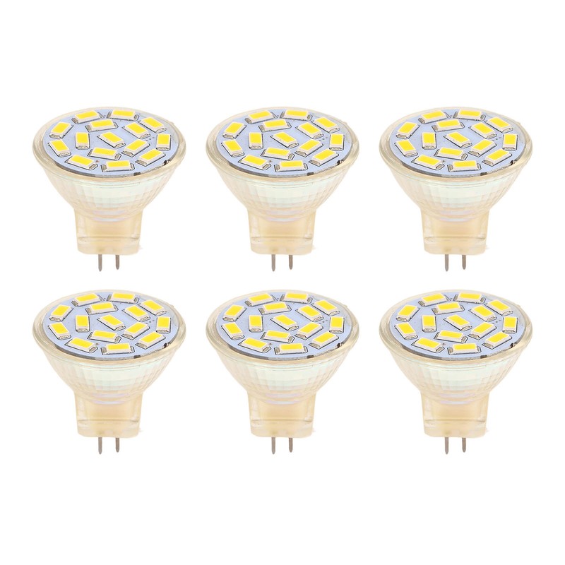 6Pcs GU4 LED Bulb 270LM 15LED Energy Saving Light Bulb