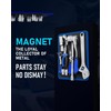 HIPULX Magnetic Tool Mat Set, 4 Magnetic Pads, 40LB Tool