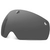 Victgoal Bike Helmet Goggles Visor Strong Magnetic Eye Shield (Black)