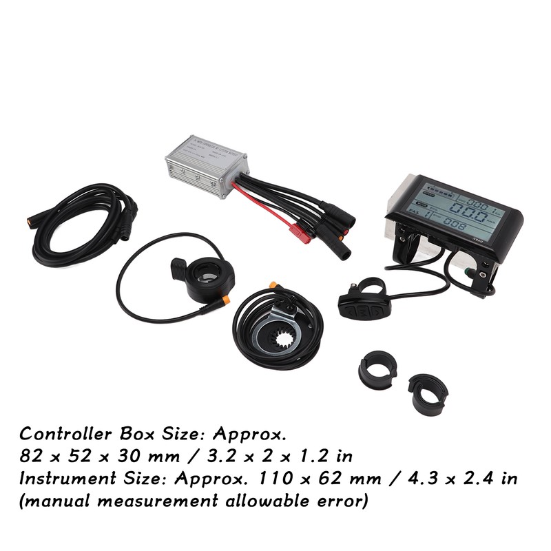 Electric Bike Conversion Kit 15A Controller S900 LCD Display Waterproof