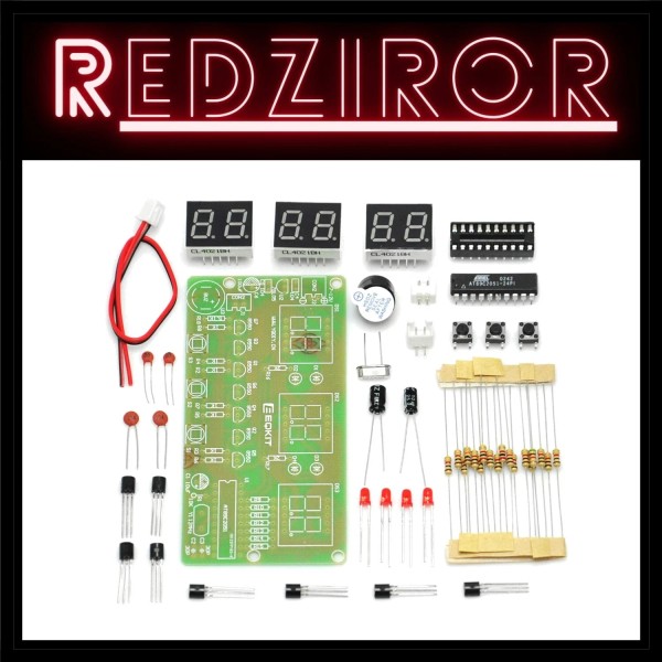 6 Bits Digital Clock Assembly Kit - Educational Electronics Project