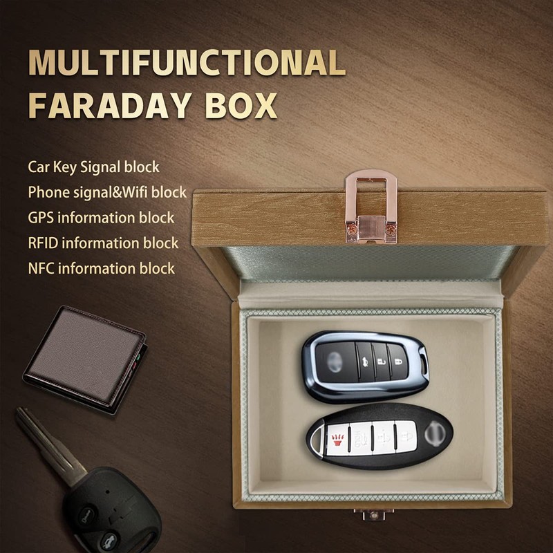 JXE JXO Faraday Box, Faraday Key Fob Protector, Faraday Cage,