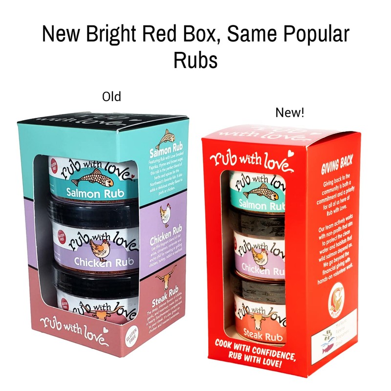 Rub with Love, Everyday Meat Rubs and Seasonings Gift Set