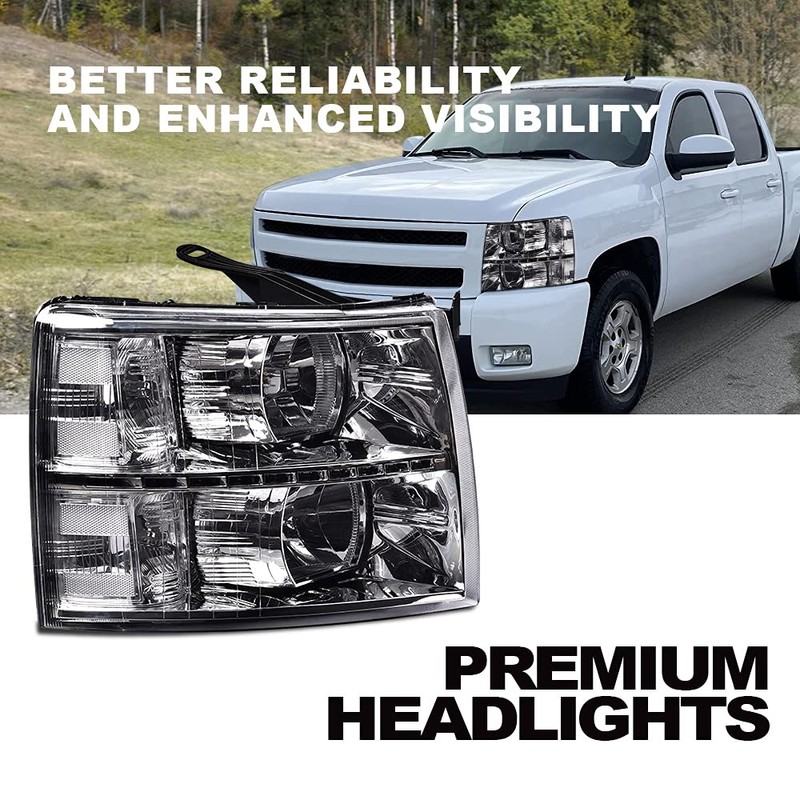 CNNELL LED Headlights Assembly Compatible with 2007 2008 2009 2010