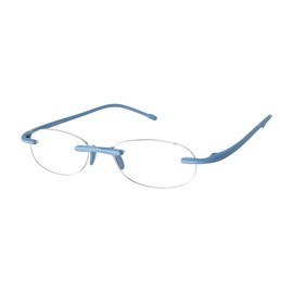 Scojo New York Gels Original Reading Glasses | 2.5x GEORGIA BLUE | Readers for Men & Women | Stylish, Scratch-Resistant Lenses