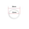 Qrity 4 Pcs O-Rings Gasket 32mm, Sink Plug Seal, Lip