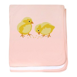 CafePress Baby Chicks Baby Blanket, Super Soft Newborn Swaddle
