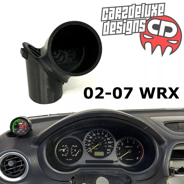 CARZDELUXE Single gauge pod mount for 2002-2007 Impreza WRX functional