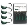 Sheepshead Jigs, Standup Style Jigheads with 4~10PCs, 3X Strengthened Hook