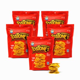 Prime Planet Plantain Chips - All Natural Habanero Flavored Tostones / Patacones in a Re-Sealable Bag - Certified Non GMO - Gluten Free - 3.53 Oz per Unit - 5 Pack