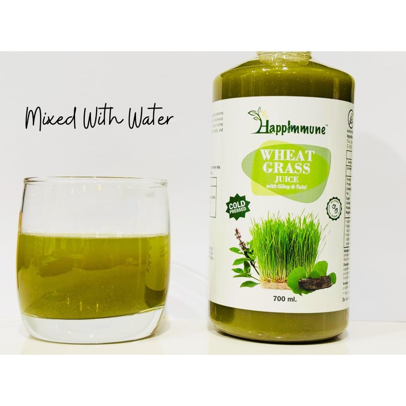 Wheatgrass Juice, Cold Pressed, No Added Sugar, No Added Flavour,