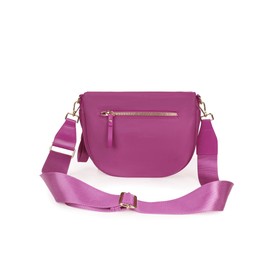 FEIBOON Spacious Nylon Crossbody Bag Bum Bag Handbags Wallets Purses Trendy Shoulder Bag for Women (rose)