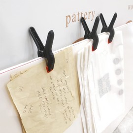 Plastic Spring Clamps, 6 Inch Extra Strength Work Clips, Heavy Duty Plastic Muslin Clamps, Grip Clips for Home Improvement Clamp DIY Tools Photography Studios(6 Pcs)