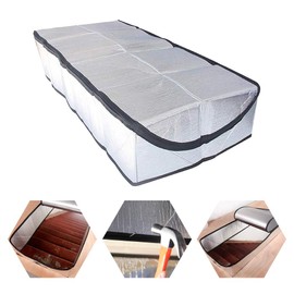 Attic Stairs Insulation Cover 25" x 54" x 11" - Attic Ladder Insulation Cover - Attic Insulation Tent with Zipper - Fire Proof Attic Cover Stairway Insulator