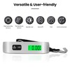 BAGAIL Digital Luggage Scale, 110lbs Hanging Baggage Scale with Backlit