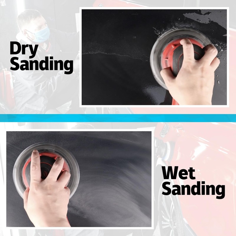 6 Inch Foam Disc Sanding Discs 15PCS Hook and Loop