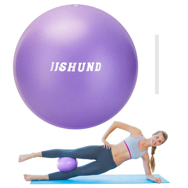 jjshund 25cm Pilates Ball, 9,8 Inch Small Exercise Ball Mini