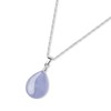 GAVU - Collar de plata de ley 925 con cristales