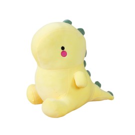 OPHRBU Dinosaur Plush Toy, Cute and Soft Dinosaur Plush Doll Gift, Suitable for Family and Friends on Birthday, Party, Gathering. 1 pcs (Yellow 10 inch)