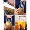 Pineapple Corer Stainless Steel Upgraded Reinforced Thicker Blade Premium Pineapple