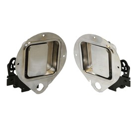 Mytee Products 1Pair Exterior Door Handle for Driver and Passenger Side Compatible w/Peterbilt 330, 357, 362, 375, 377, 378, & 379 Series (1983-2005) Replaces 20-08179L, 20-08179R