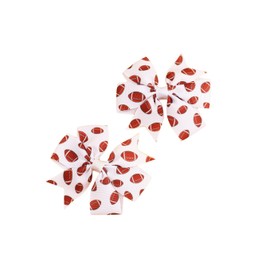 BBTDIN Baby Football Turban Headband, Football Bows Hair Band Bow for Baby Girl or Boy, 4 Inch, 5 Inch, Unisex, Sports, Hair Accessories