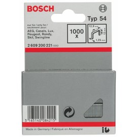 Bosch 2609200221 Fine Wire Staple, Silver, 12 x 12.9 mm, Set of 1000 Piece