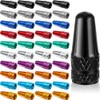 40 Pcs French Style Valve Cap Valve Cap Anodized Machined