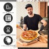 Bokon 2 Pack Wooden Pizza Peel, 16 x 14 Inch