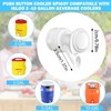 3Pcs Push Button Water Spigot Cooler Spigot Replacement, Reusable Water